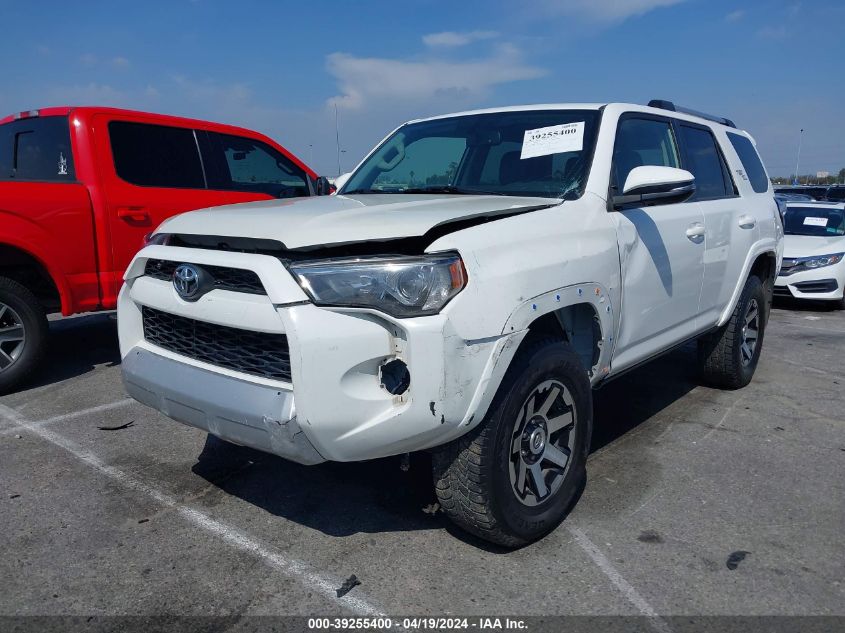 2017 Toyota 4Runner Trd Off Road Premium VIN: JTEBU5JR9H5445614 Lot: 39255400