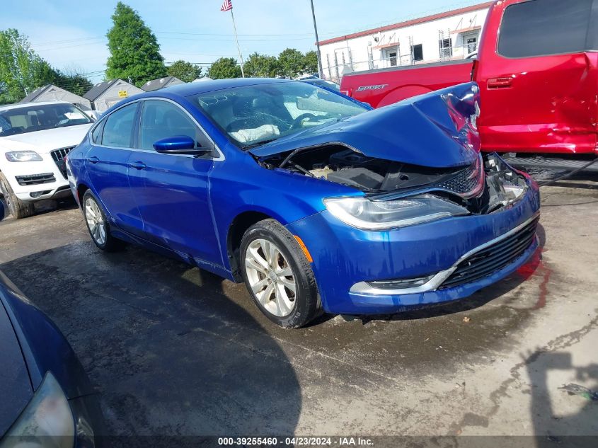 2015 Chrysler 200 Limited VIN: 1C3CCCAB9FN659121 Lot: 39255460