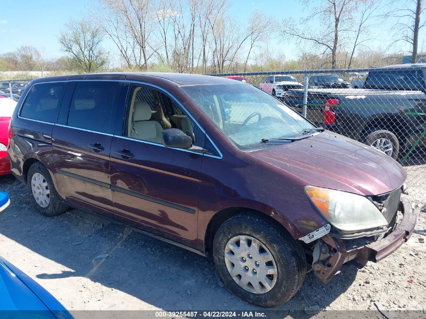 2009 Honda Odyssey Lx VIN: 5FNRL38229B002188 Lot: 39255487