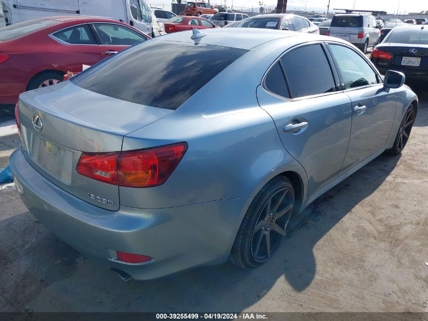 2008 Lexus Is 250 VIN: JTHBK262085054337 Lot: 39255499