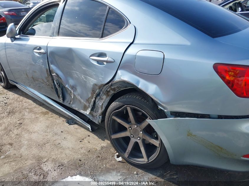 2008 Lexus Is 250 VIN: JTHBK262085054337 Lot: 39255499