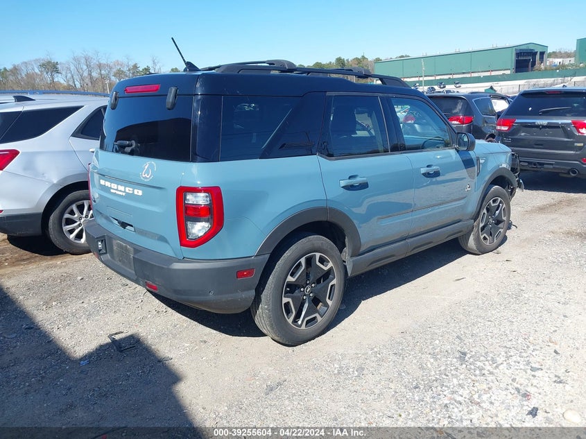 2021 Ford Bronco Sport Outer Banks VIN: 3FMCR9C64MRA90004 Lot: 39255604