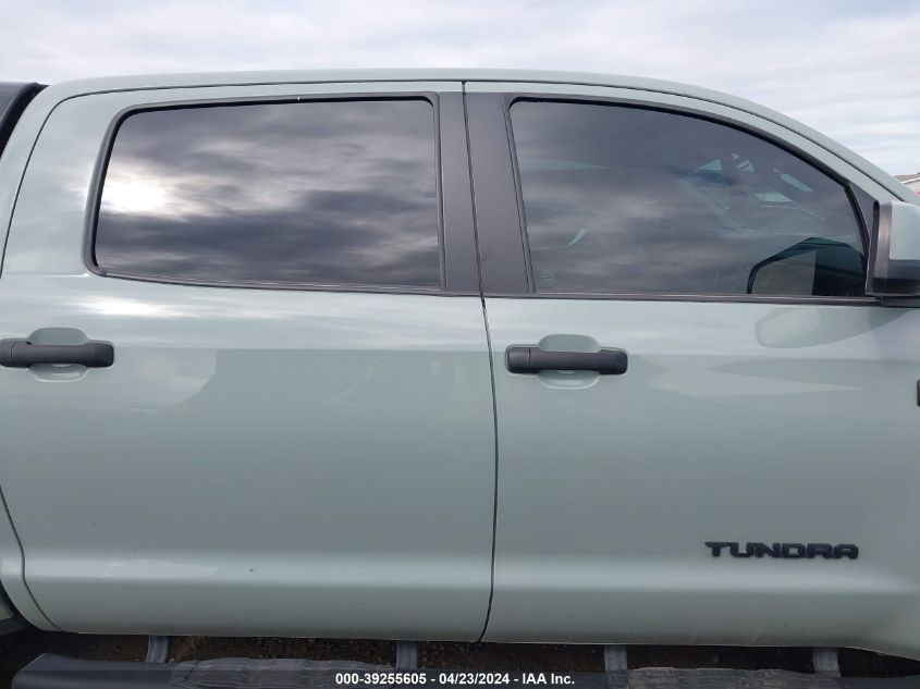 2021 Toyota Tundra Trd Pro VIN: 5TFDY5F18MX013776 Lot: 39255605