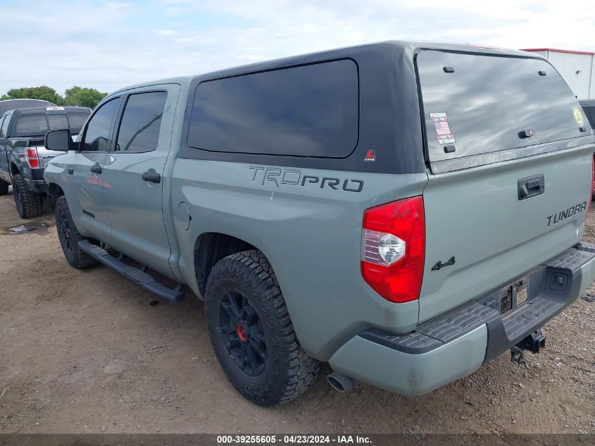 2021 Toyota Tundra Trd Pro VIN: 5TFDY5F18MX013776 Lot: 39255605