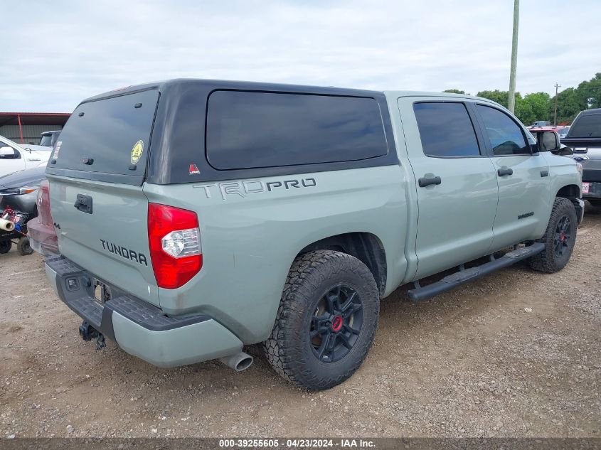 2021 Toyota Tundra Trd Pro VIN: 5TFDY5F18MX013776 Lot: 39255605