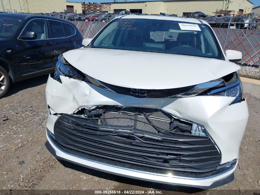 2021 Toyota Sienna Xle VIN: 5TDYSKFC5MS005787 Lot: 39255618