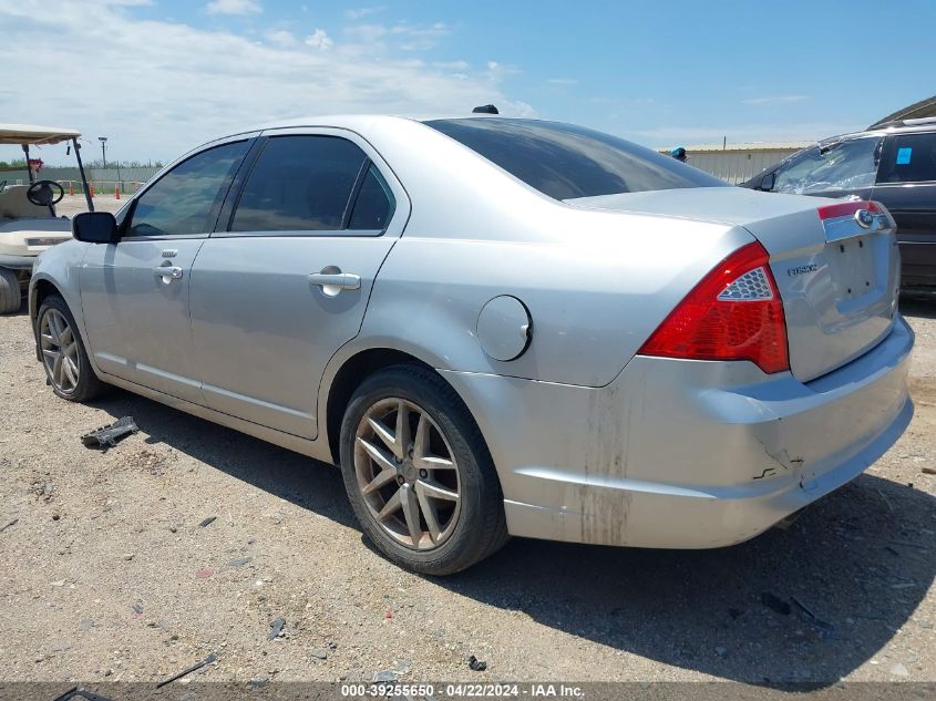 2012 Ford Fusion Sel VIN: 3FAHP0JG7CR220644 Lot: 39255650