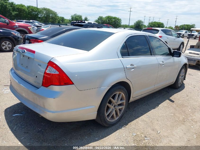 2012 Ford Fusion Sel VIN: 3FAHP0JG7CR220644 Lot: 39255650
