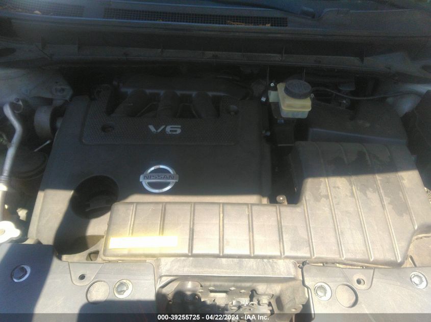 2009 Nissan Murano S VIN: JN8AZ18U79W010336 Lot: 39255725