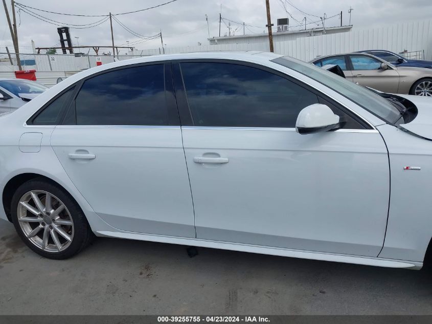 2016 Audi A4 2.0T Premium VIN: WAUAFAFL8GN012272 Lot: 39255755