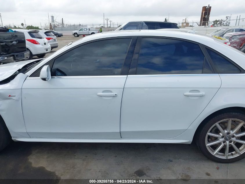 2016 Audi A4 2.0T Premium VIN: WAUAFAFL8GN012272 Lot: 39255755