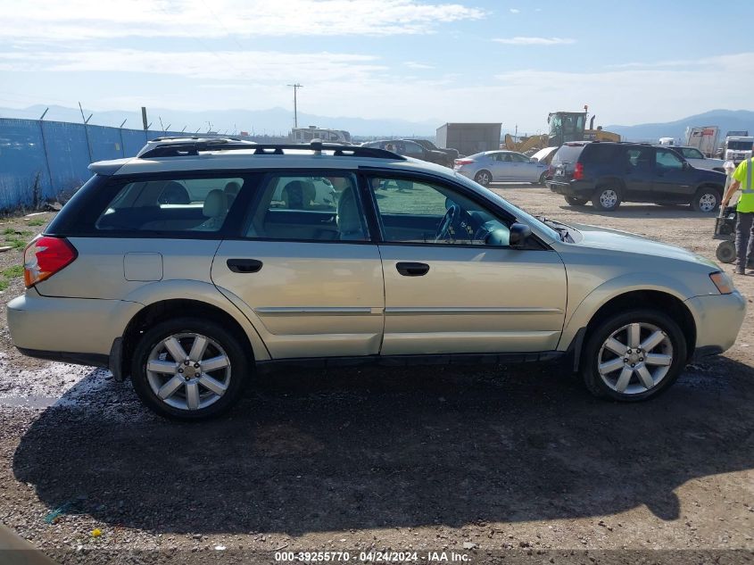 2006 Subaru Outback 2.5I VIN: 4S4BP61C967320980 Lot: 39255770