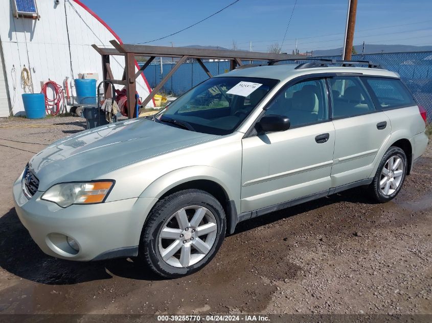 2006 Subaru Outback 2.5I VIN: 4S4BP61C967320980 Lot: 39255770