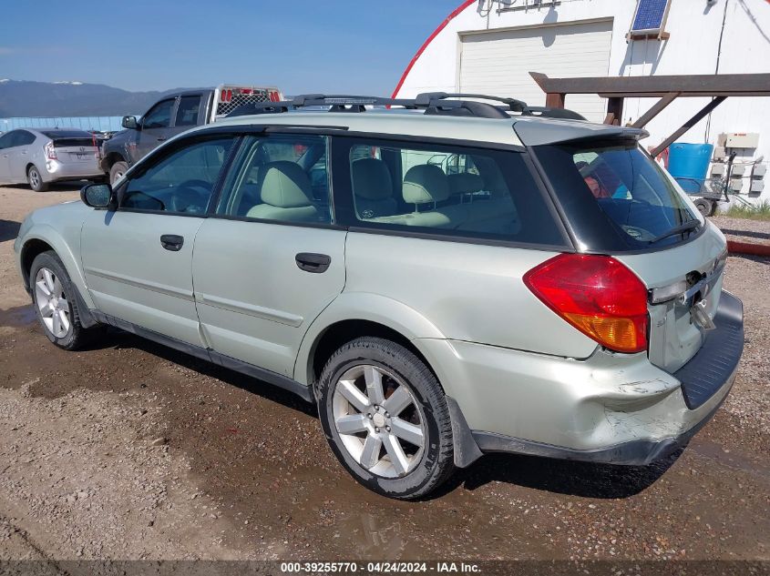 2006 Subaru Outback 2.5I VIN: 4S4BP61C967320980 Lot: 39255770