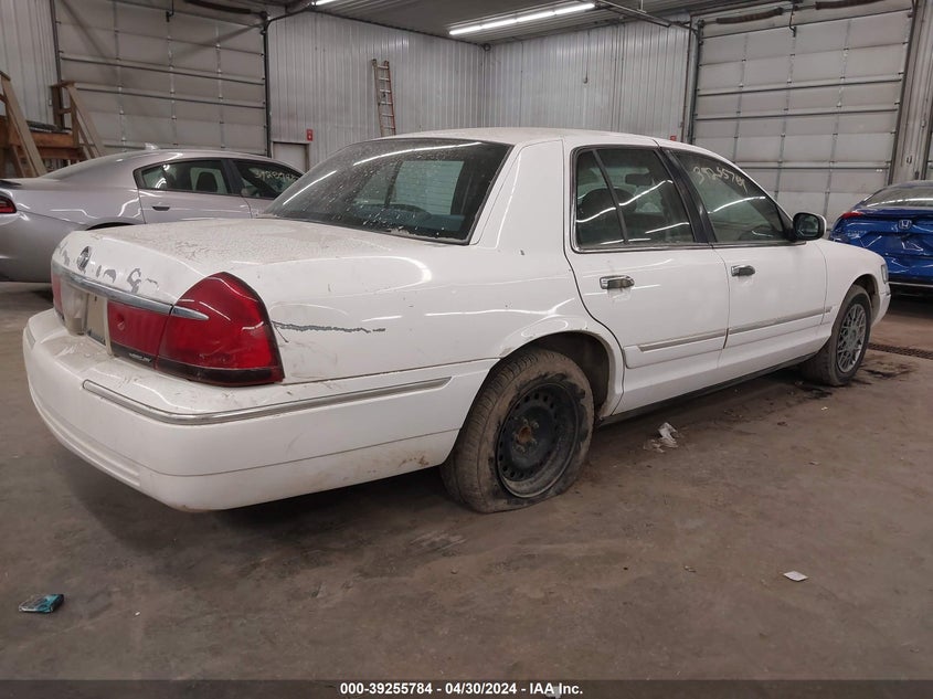2001 Mercury Grand Marquis Gs VIN: 2MEFM74W21X657826 Lot: 39255784