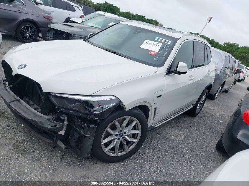 2023 BMW X5 Phev xDrive45E VIN: 5UXTA6C01P9P34708 Lot: 39255945