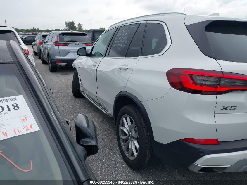 2023 BMW X5 Phev xDrive45E VIN: 5UXTA6C01P9P34708 Lot: 39255945