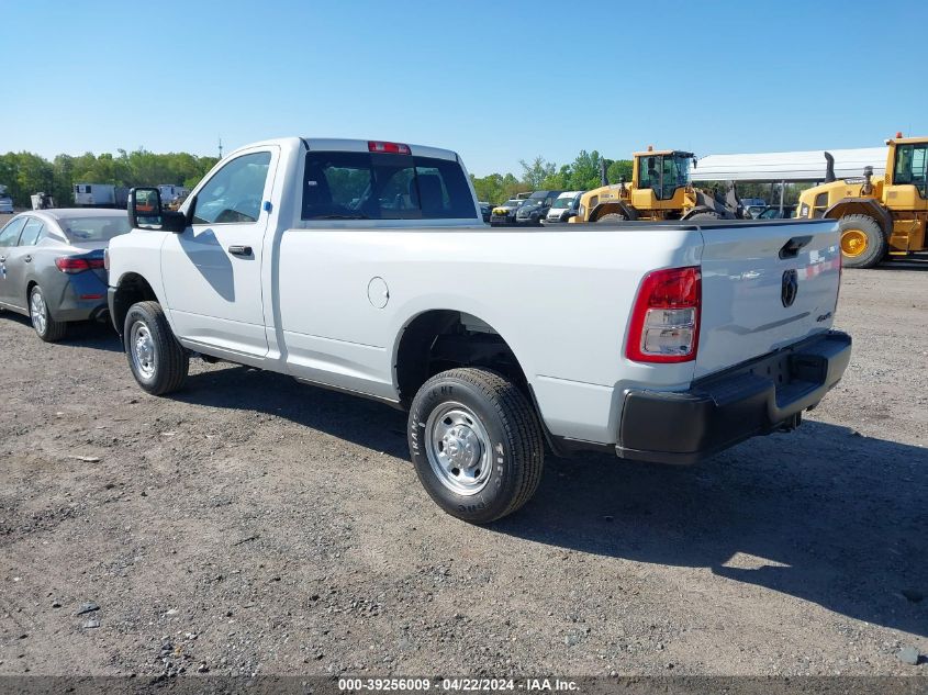 2024 Ram 2500 Tradesman Regular Cab 4X4 8' Box VIN: 3C6MR5AJ9RG245973 Lot: 39256009