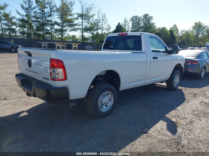 2024 Ram 2500 Tradesman Regular Cab 4X4 8' Box VIN: 3C6MR5AJ9RG245973 Lot: 39256009