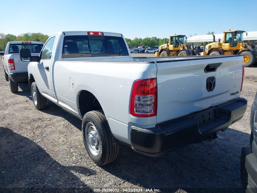 2024 Ram 2500 Tradesman Regular Cab 4X4 8' Box VIN: 3C6MR5AJ0RG245974 Lot: 39256032