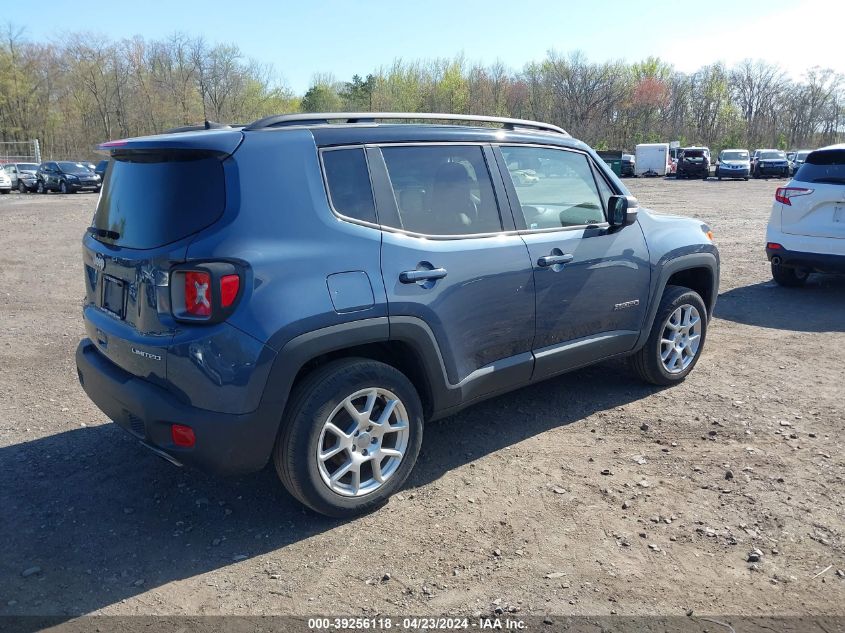 2021 Jeep Renegade Limited 4X4 VIN: ZACNJDD13MPM94414 Lot: 39256118