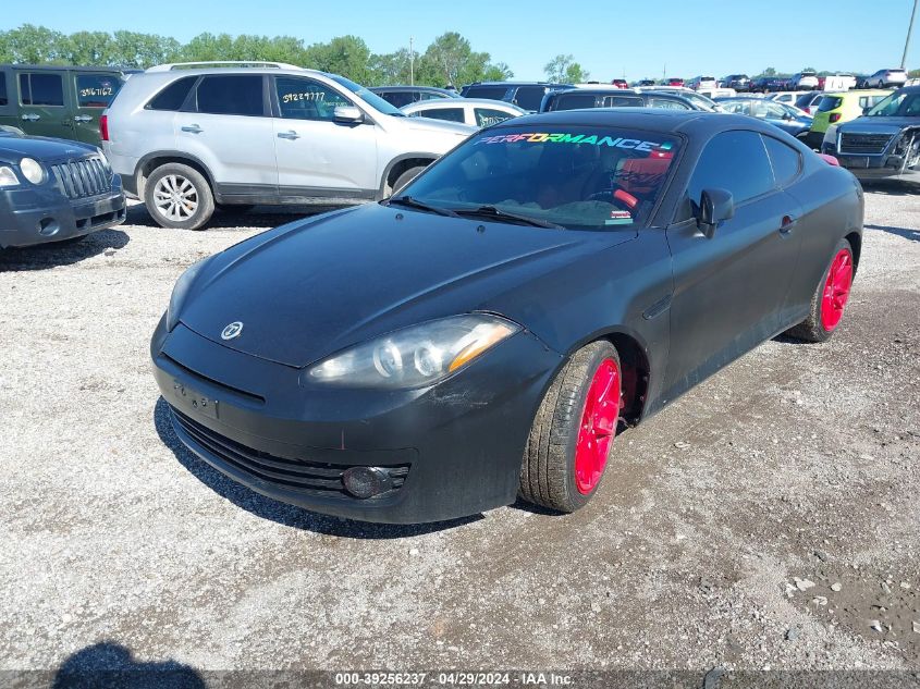 2007 Hyundai Tiburon Gt/Gt Limited/Se VIN: KMHHN66F17U260196 Lot: 39256237