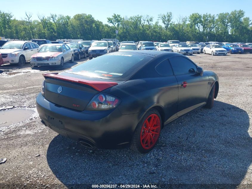 2007 Hyundai Tiburon Gt/Gt Limited/Se VIN: KMHHN66F17U260196 Lot: 39256237