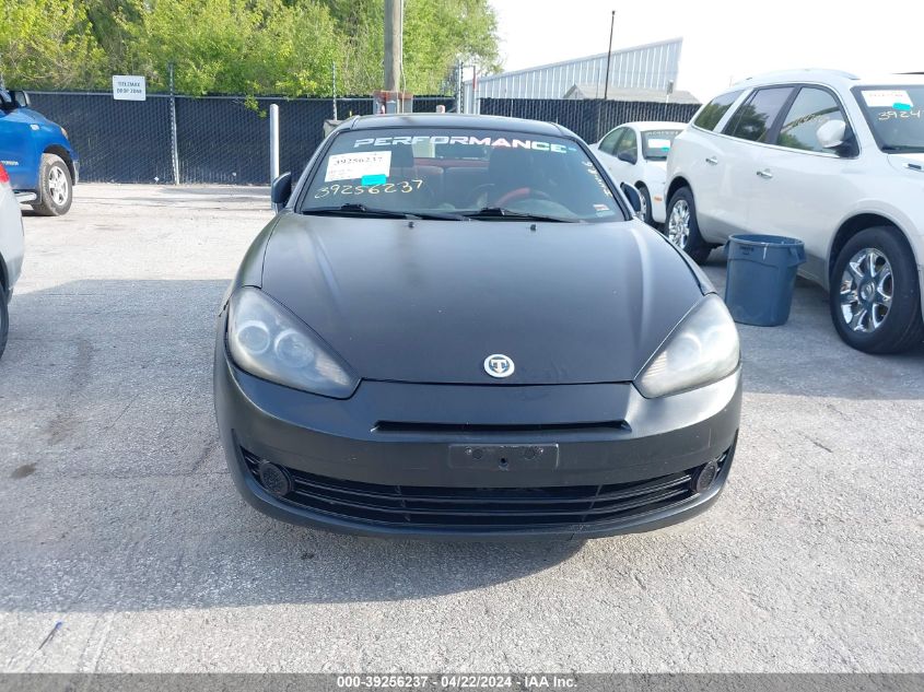 2007 Hyundai Tiburon Gt/Gt Limited/Se VIN: KMHHN66F17U260196 Lot: 39256237