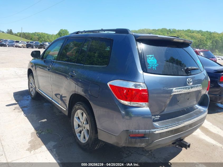 2011 Toyota Highlander Se V6 VIN: 5TDZK3EH9BS037260 Lot: 39256239