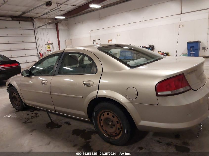 2002 Chrysler Sebring Lx/Lx Plus VIN: 1C3EL46X52N120573 Lot: 39256325