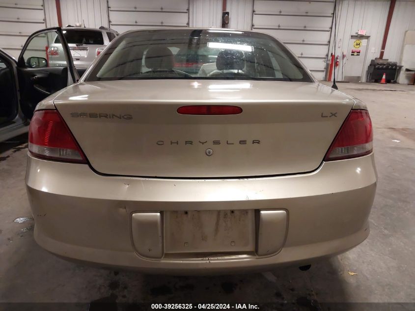 1C3EL46X52N120573 2002 Chrysler Sebring Lx/Lx Plus