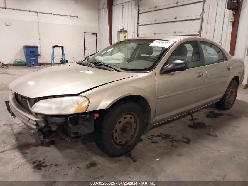 2002 Chrysler Sebring Lx/Lx Plus VIN: 1C3EL46X52N120573 Lot: 39256325