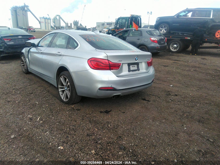 2018 BMW 430I Gran Coupe xDrive VIN: WBA4J3C54JBG91143 Lot: 39256469