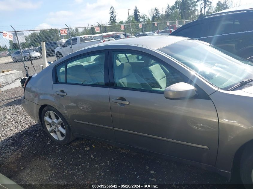 2004 Nissan Maxima 3.5 Se VIN: 1N4BA41E84C837516 Lot: 39256542