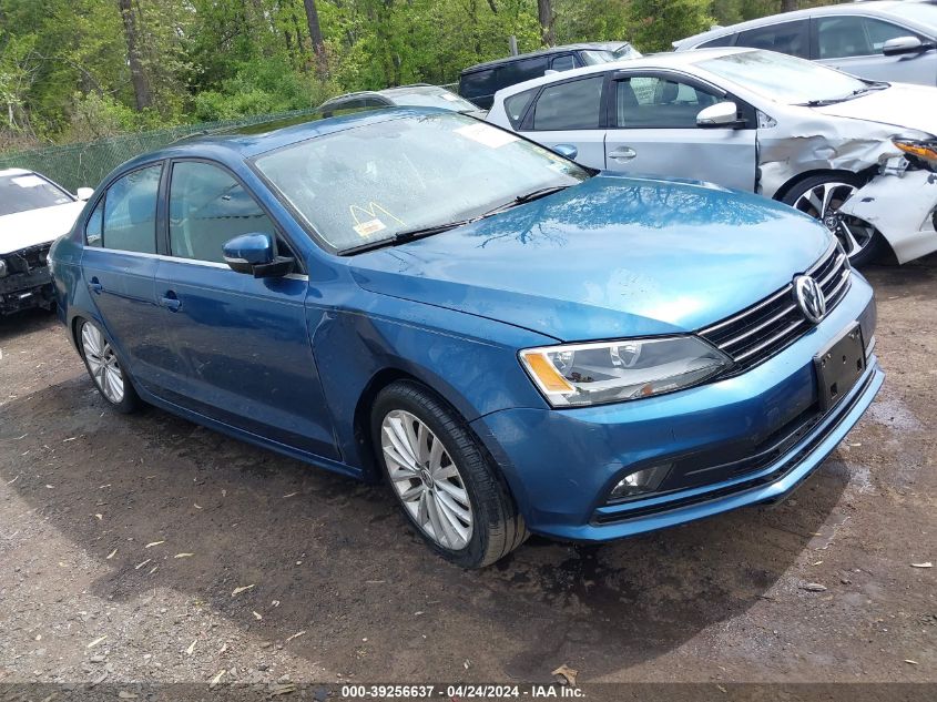 2016 Volkswagen Jetta 1.8T Sel VIN: 3VWL07AJ7GM237103 Lot: 39256637