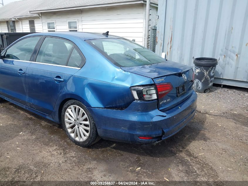 2016 Volkswagen Jetta 1.8T Sel VIN: 3VWL07AJ7GM237103 Lot: 39256637