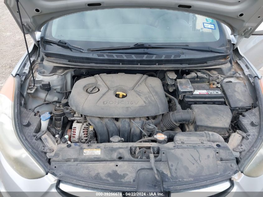 2012 Hyundai Elantra Gls VIN: 5NPDH4AE8CH063866 Lot: 39256678