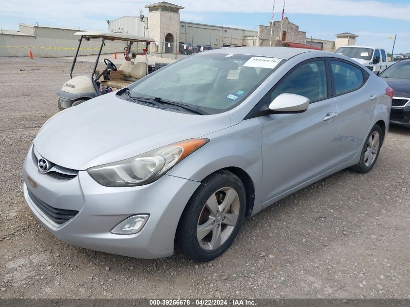 2012 Hyundai Elantra Gls VIN: 5NPDH4AE8CH063866 Lot: 39256678