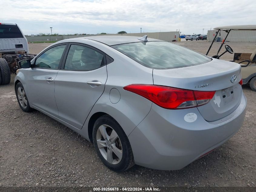 2012 Hyundai Elantra Gls VIN: 5NPDH4AE8CH063866 Lot: 39256678