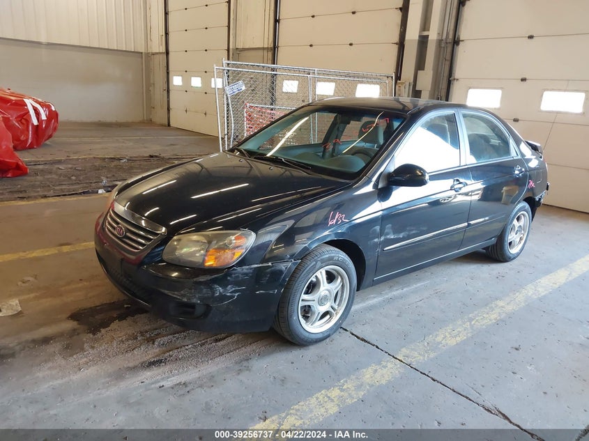 2009 Kia Spectra Ex VIN: KNAFE222295595128 Lot: 39256737