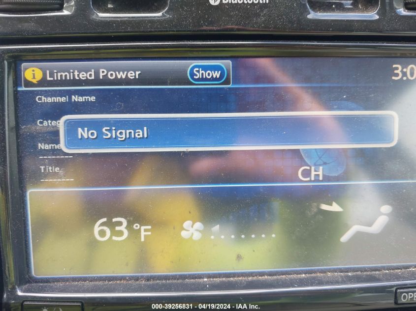 2012 Nissan Leaf Sl VIN: JN1AZ0CP2CT023322 Lot: 39256831