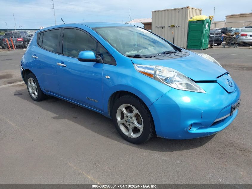 2012 Nissan Leaf Sl VIN: JN1AZ0CP2CT023322 Lot: 39256831