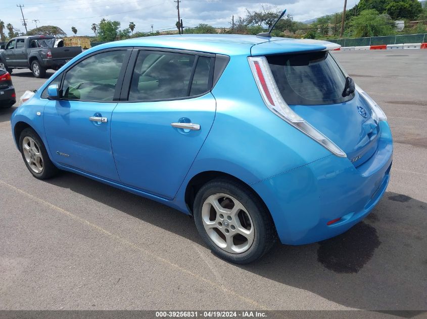 2012 Nissan Leaf Sl VIN: JN1AZ0CP2CT023322 Lot: 39256831