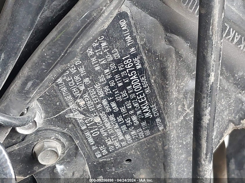 2013 KAWASAKI KL650 E - JKAKLEE10DDA57681