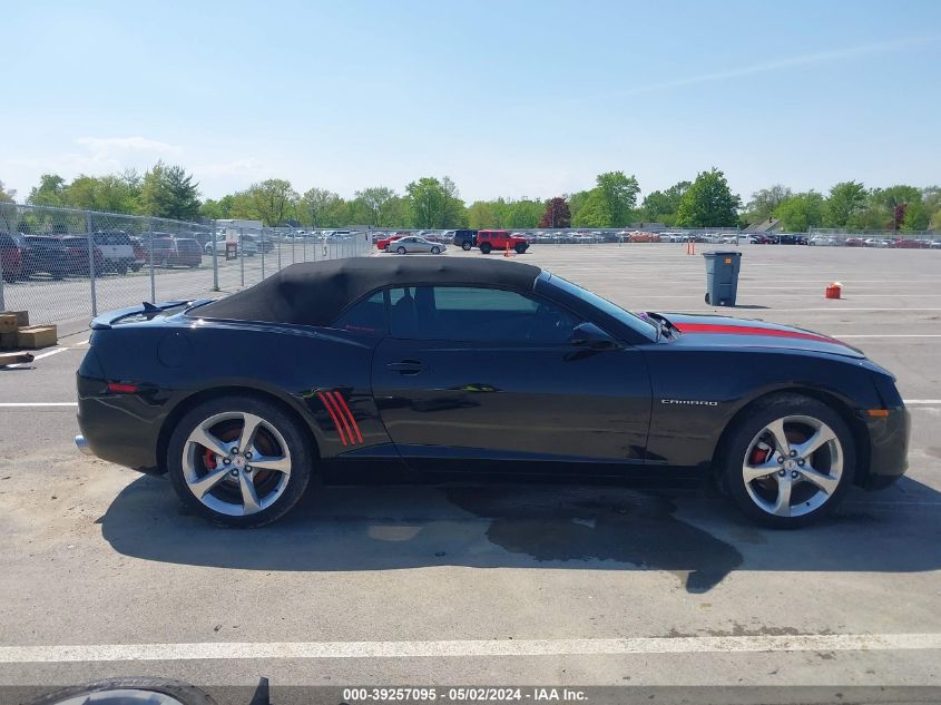 2013 Chevrolet Camaro 2Lt VIN: 2G1FC3D35D9126205 Lot: 39257095