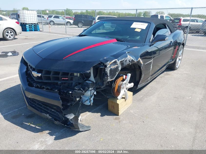 2013 Chevrolet Camaro 2Lt VIN: 2G1FC3D35D9126205 Lot: 39257095