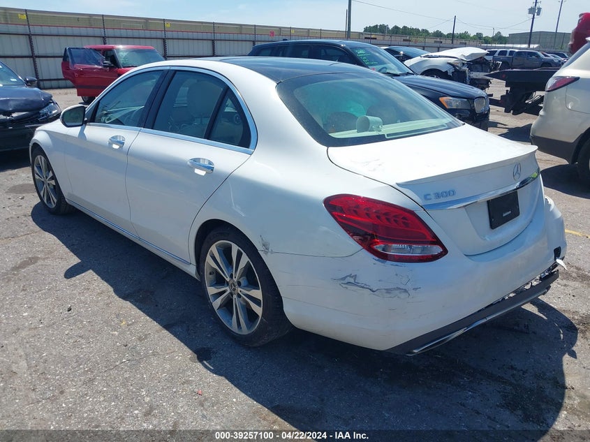 VIN WDDWF4JB8JR376769 2018 MERCEDES-BENZ C 300