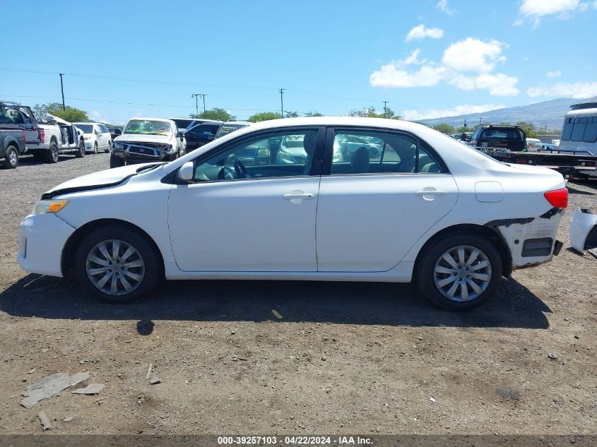 2013 Toyota Corolla L/Le/Le Special Edition/S/S Special Edition VIN: 2T1BU4EE3DC982126 Lot: 39257103