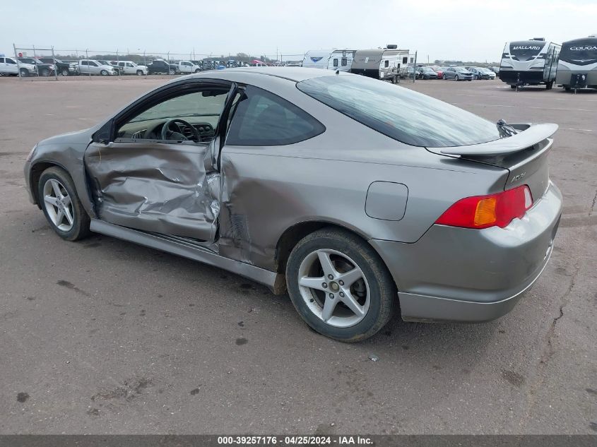 2003 Acura Rsx VIN: JH4DC54833S004332 Lot: 39257176