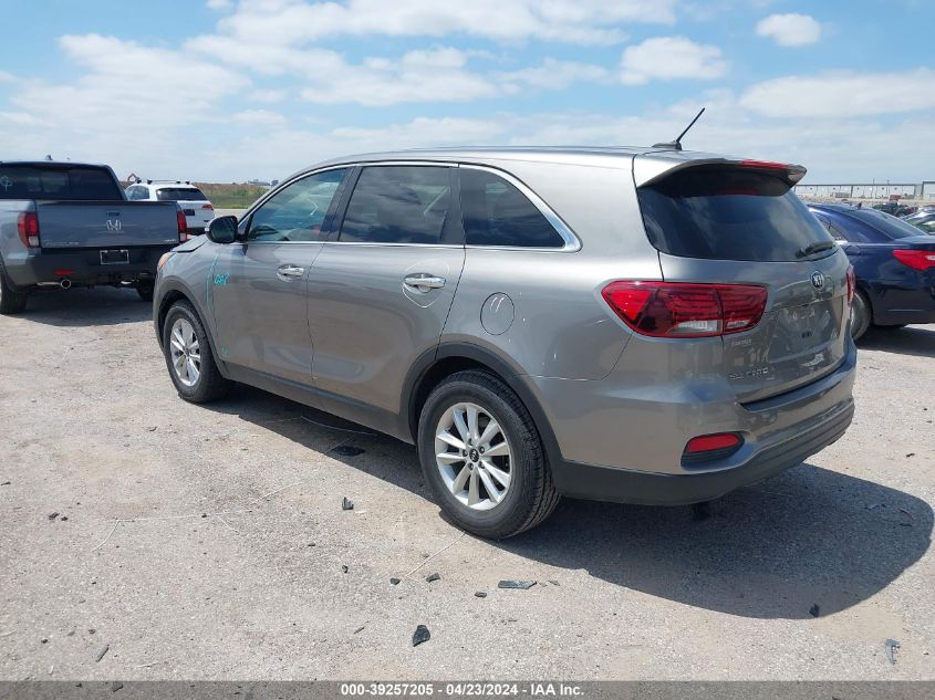 2019 Kia Sorento 3.3L Lx VIN: 5XYPG4A57KG487013 Lot: 39257205